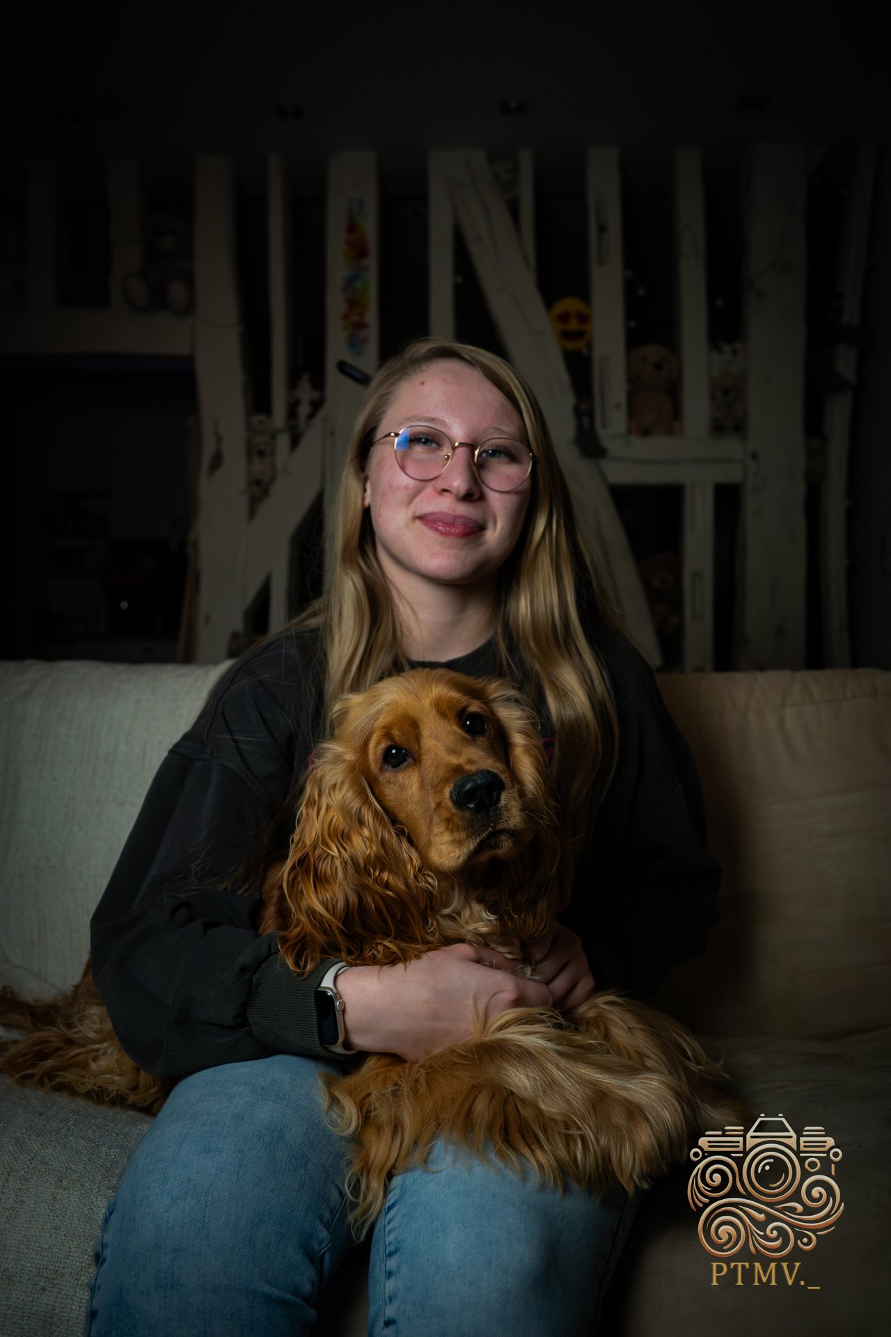 Juliette, pet sitter à Auray, avec un chien